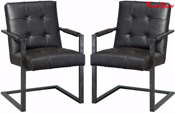 Silla de cuero negra de la oficina ejecutiva, sillas modernas de la sala de reunión de la oficina